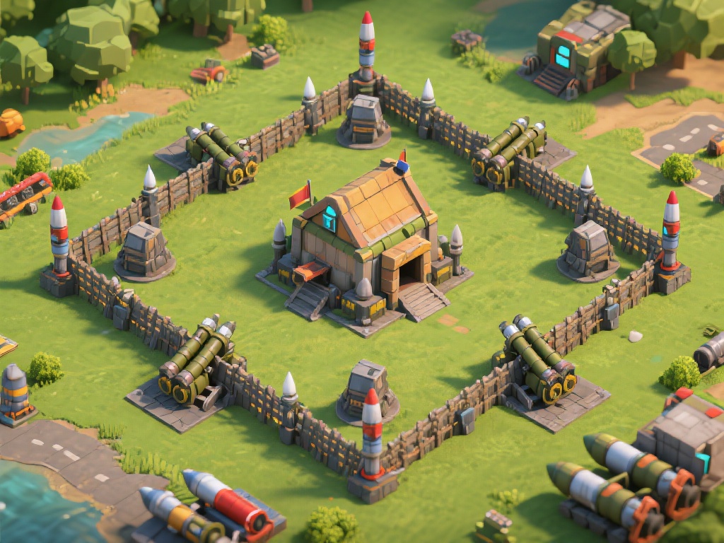 防御布局：即使是娱乐阵型，也需要一定的防御逻辑。比